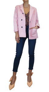 Chaqueta Denim Rosada