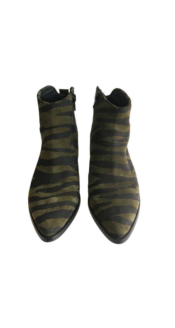 Botines Suede Animal Print