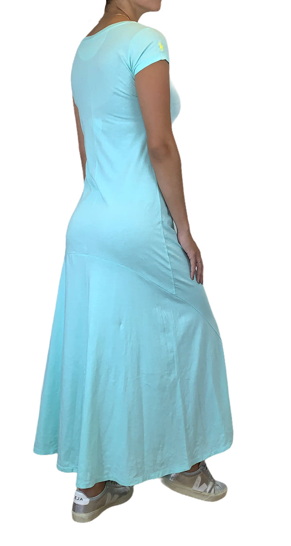 Vestido Maxi Verde Agua