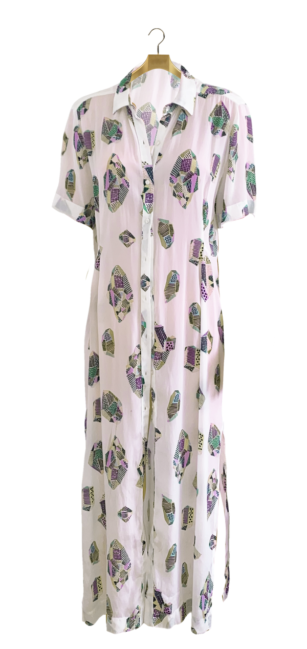 Vestido tipo camisero estampado (5173400043655)