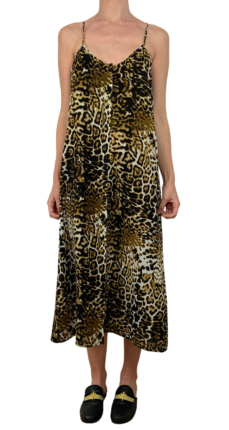 Vestido Maxi Leopard