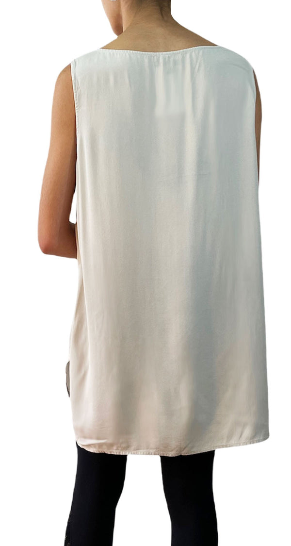 Blusa Seda Beige