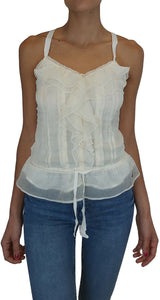 Blusa Sin Mangas Blanca