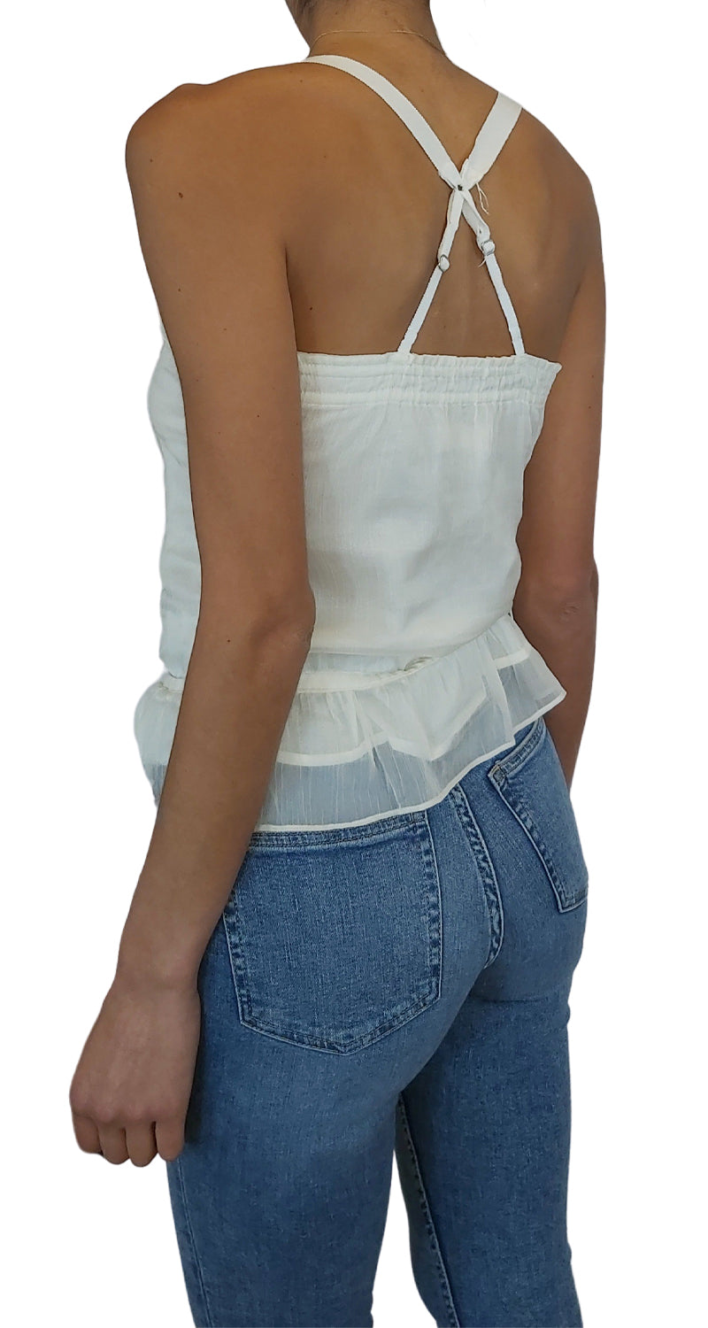 Blusa Sin Mangas Blanca