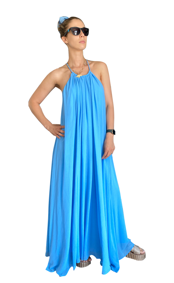 Vestido ''Pleated maxi'' (5243832074375)