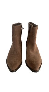 Ava Suede Western Boots