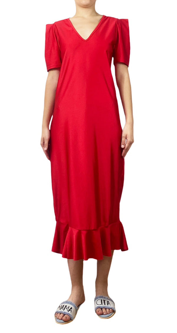 Vestido Rojo Maxi