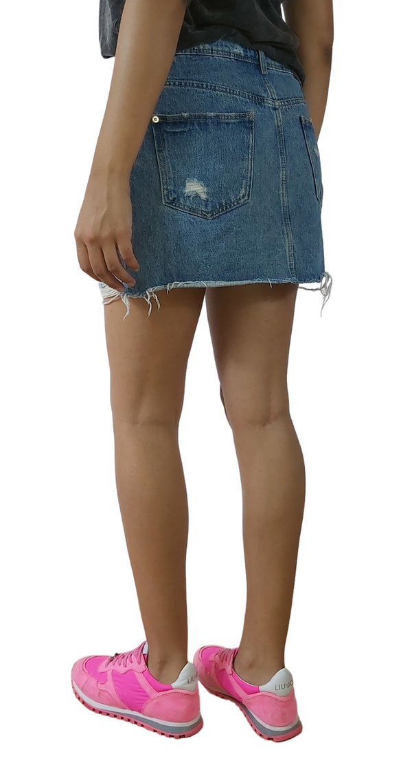 Falda Mini Denim