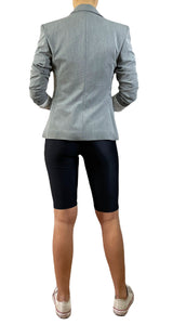 Blazer Gris Bolsillos