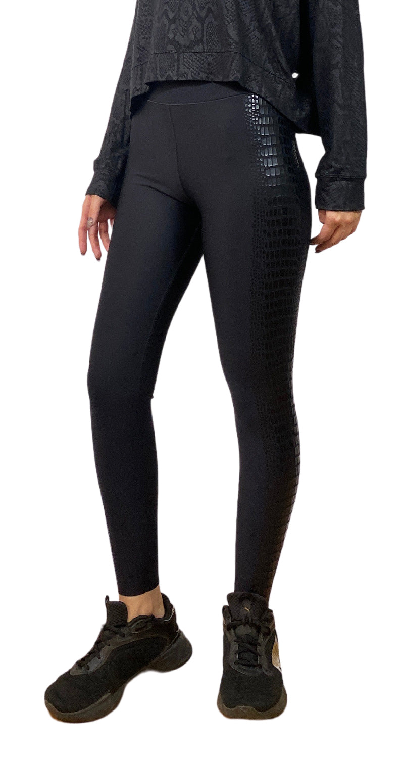 Leggins Negro Reptil