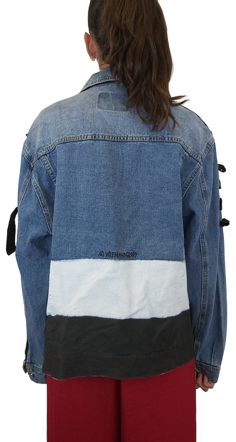 Mod Block Denim Jacket