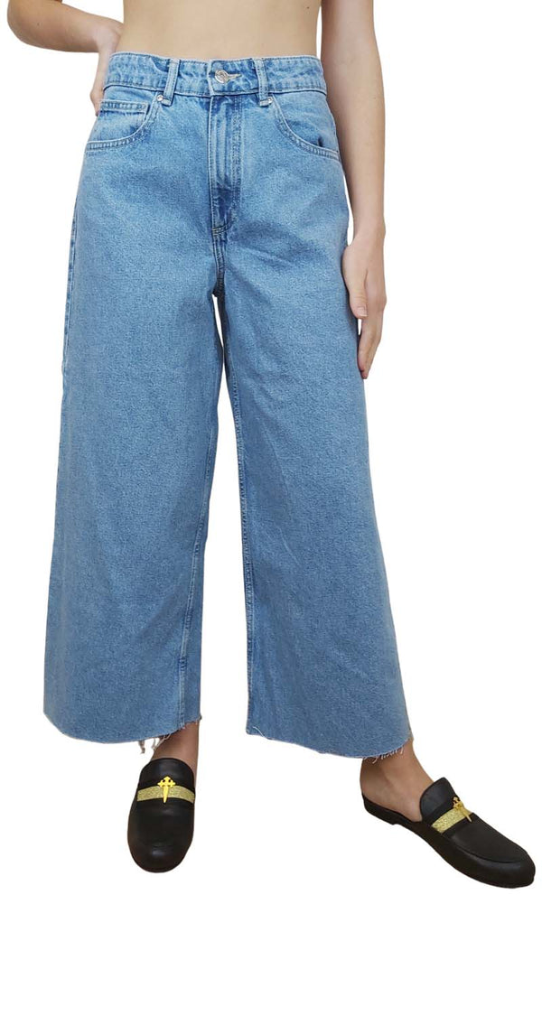 Jeans Wide Leg Full Lenght Denim