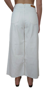 Jeans Wide Leg Full Lenght White