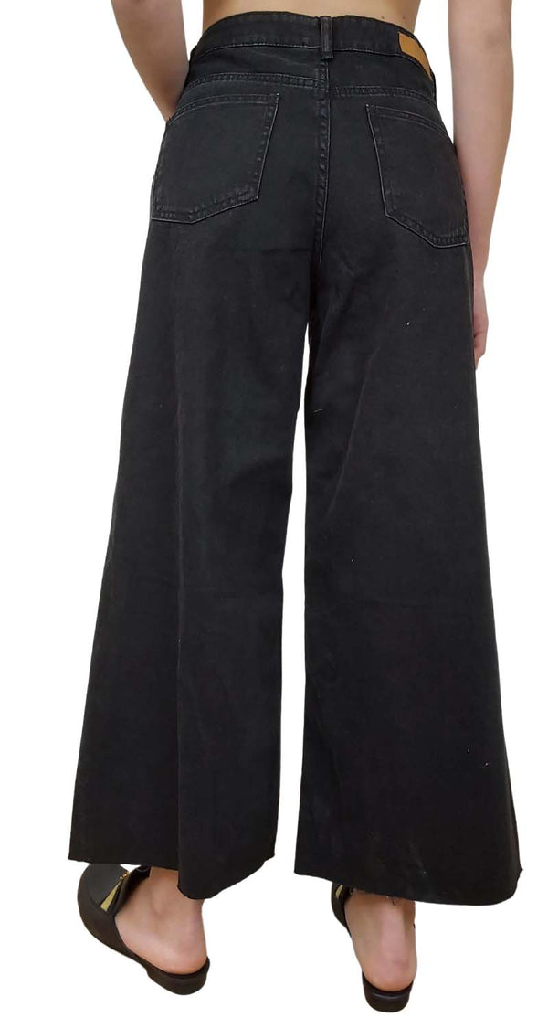 Jeans Wide Leg Full Lenght Black