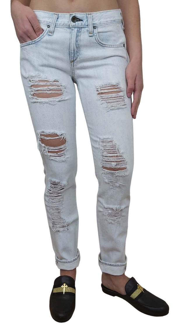 Dre Slim Boyfriend Jeans