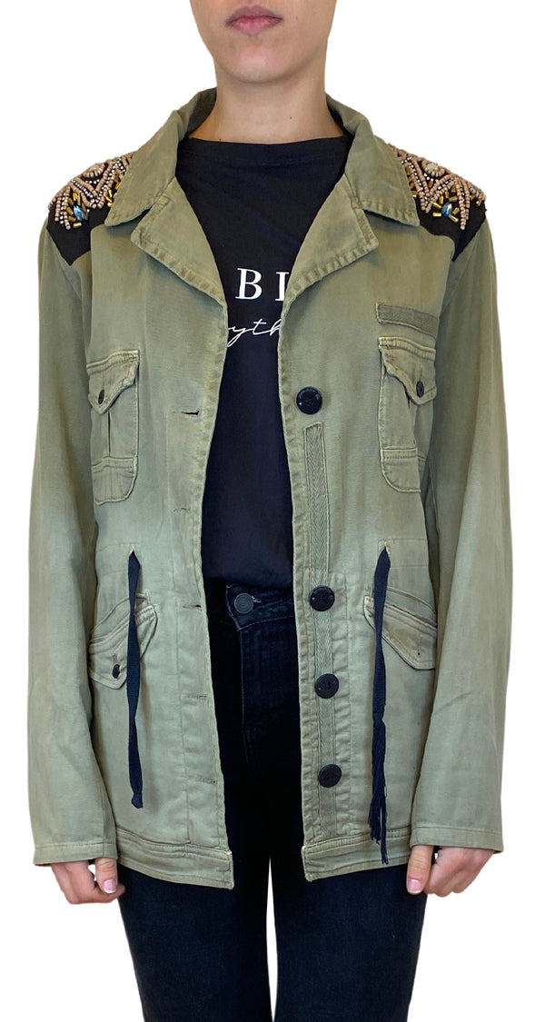 Chaqueta Verde Militar