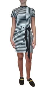 Hermosa Sleeve Crewneck Tee Short Dress
