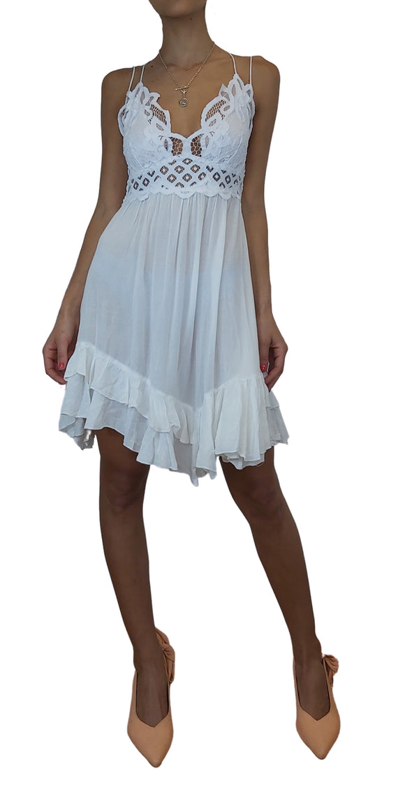 Vestido Adella Slip Blanco