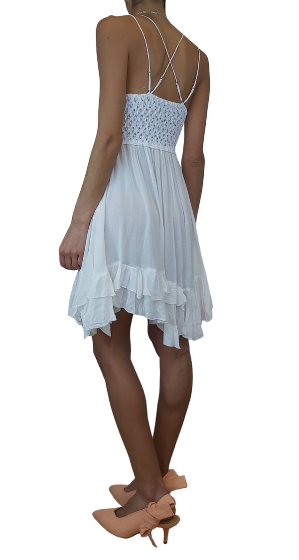 Vestido Adella Slip Blanco