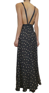 Vestido Maxi Dots Negro