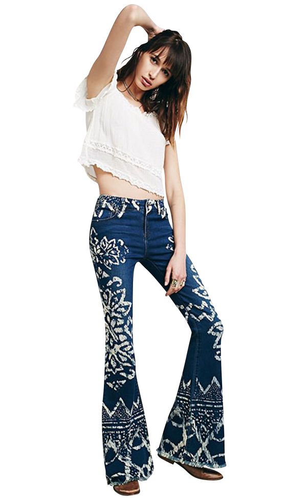 Jeans "Dominica printed Flare" (5220470849671)