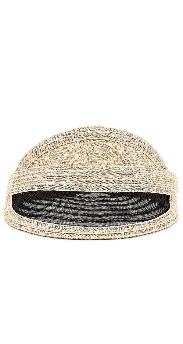 Visera Beige Y Negro