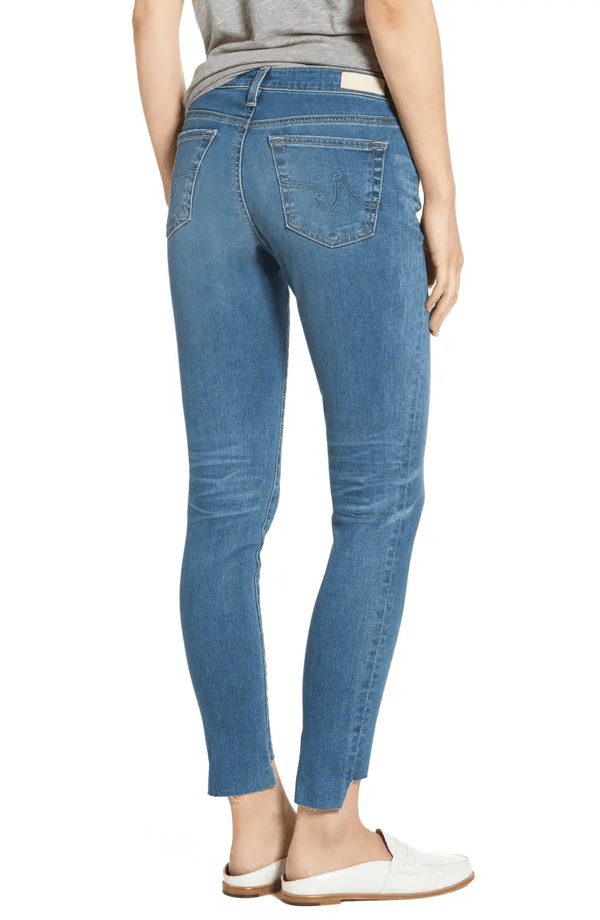 Jeans basta asimétrica "Super skinny ankle" (5220470882439)