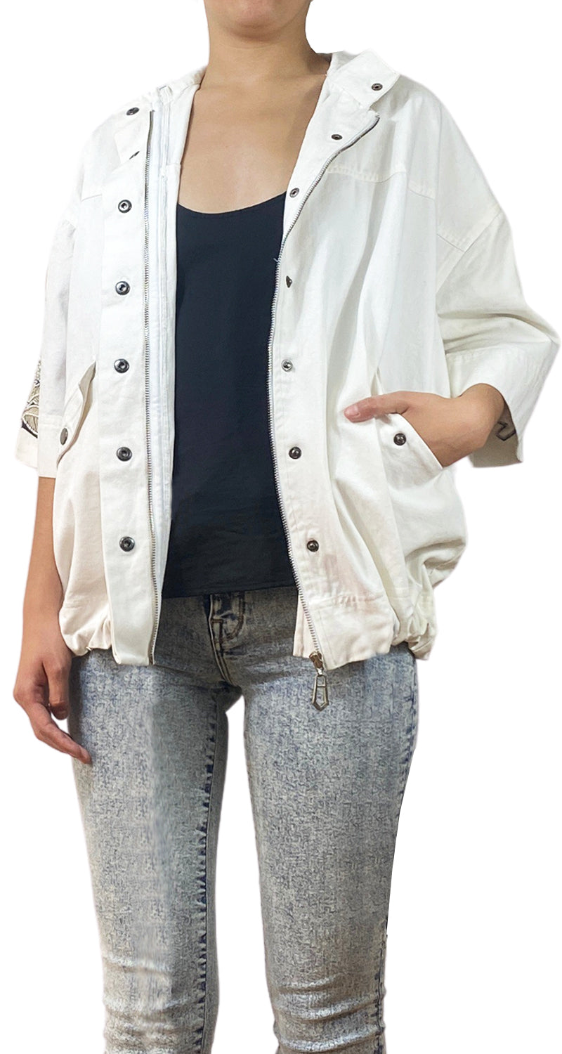 Chaqueta Blanca Denim Desire