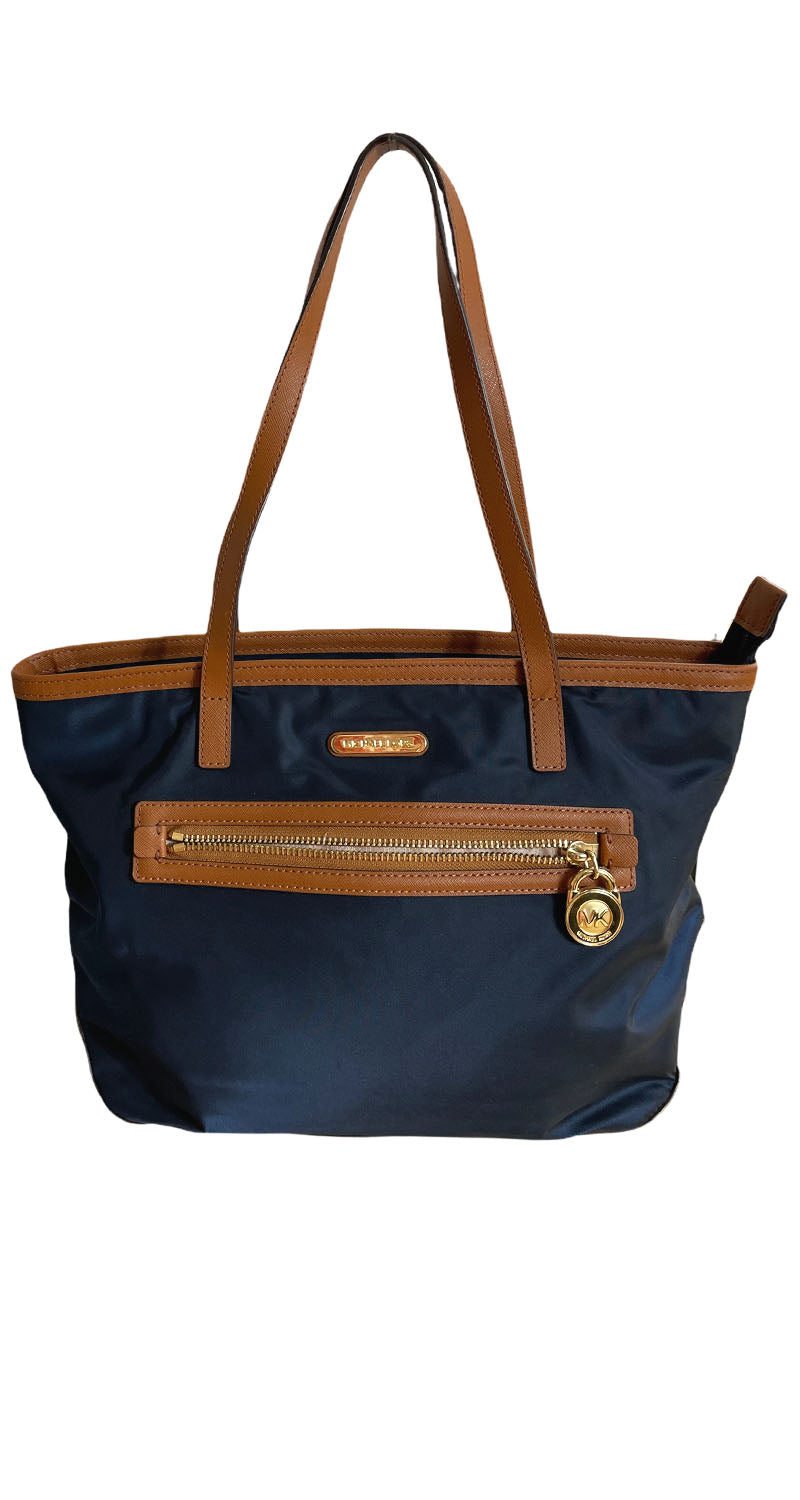 Bolso Azul y Café