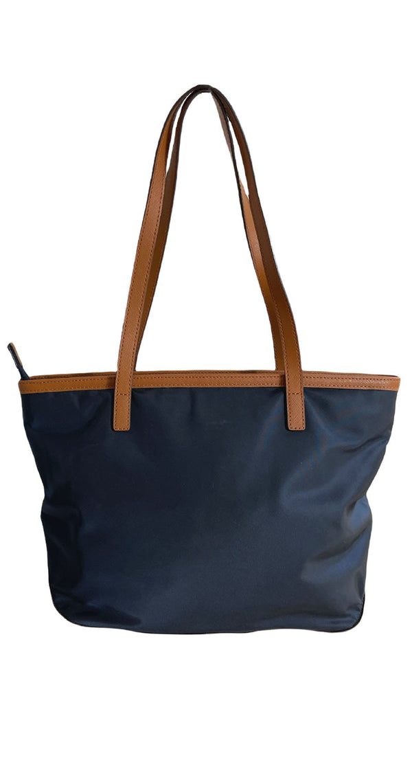 Bolso Azul y Café