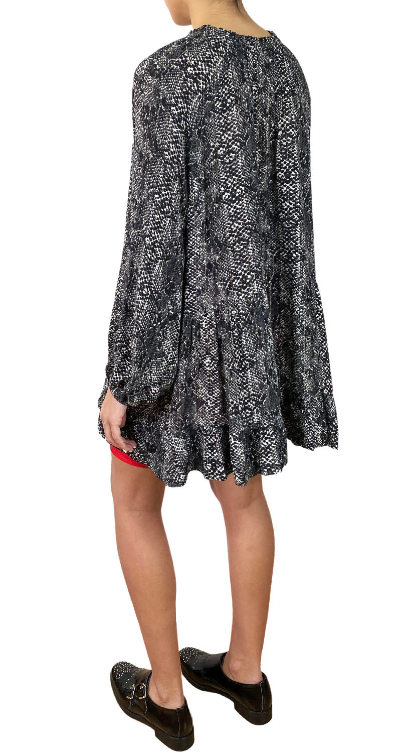 Blusa Gris Animal Print