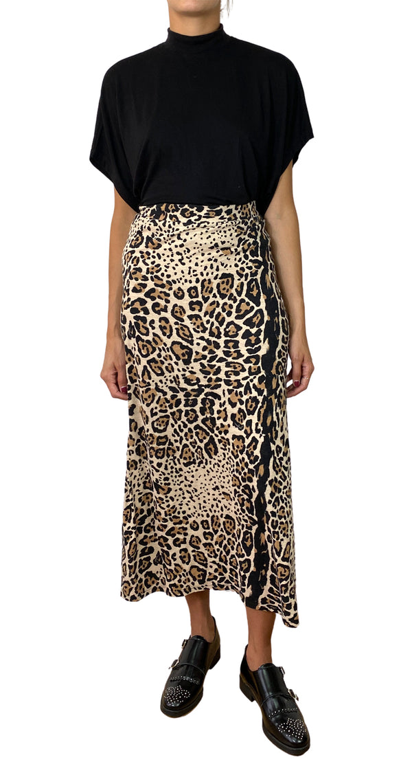 Falda Maxi Animal Print