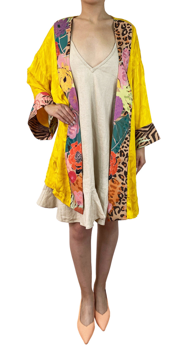 Kimono Jacquard Amarillo