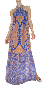 Maxi Vestido Paisley Multicolor