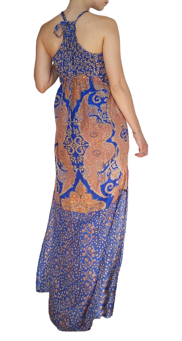 Maxi Vestido Paisley Multicolor