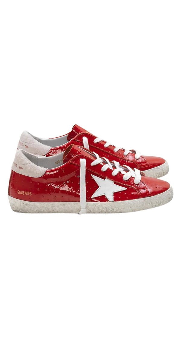 Zapatillas Superstar Red Ostrich-White Star Edición Limitada