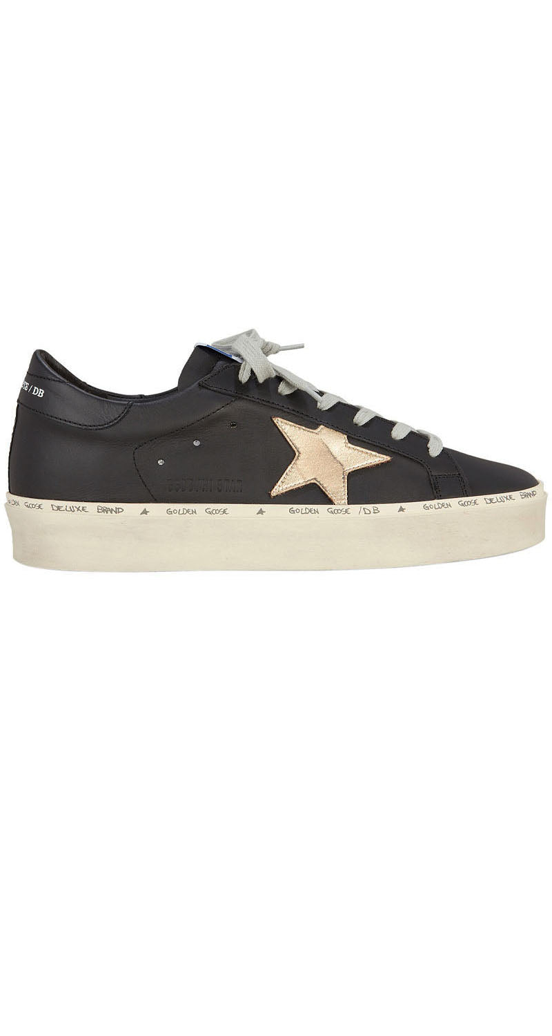 Zapatillas Hi Star Black Dorado