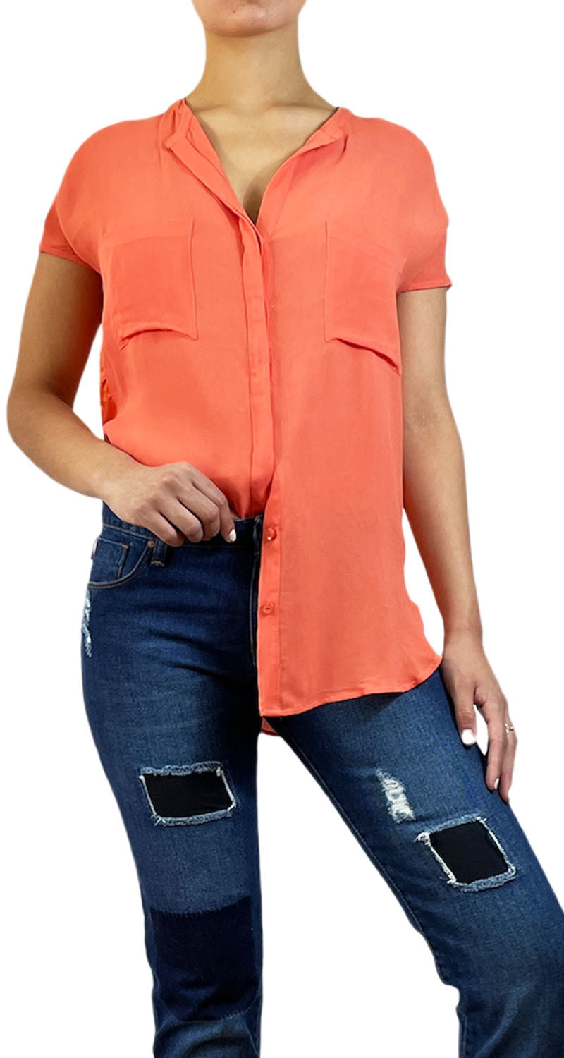 Blusa Coral Botones