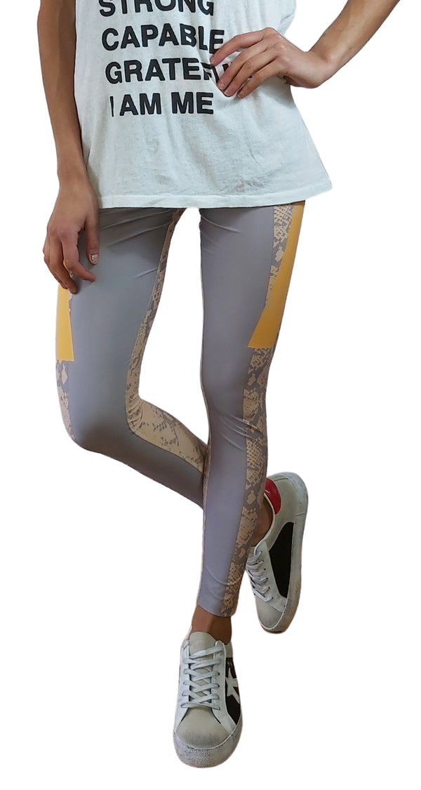 Leggings Reptil Naranjo