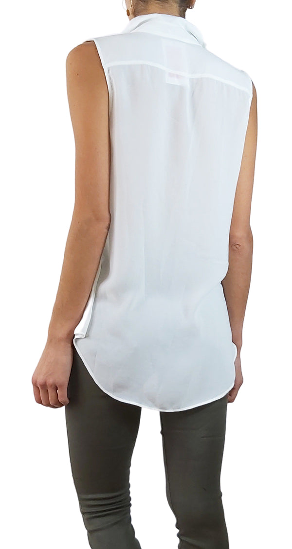 Blusa Blanca Botones