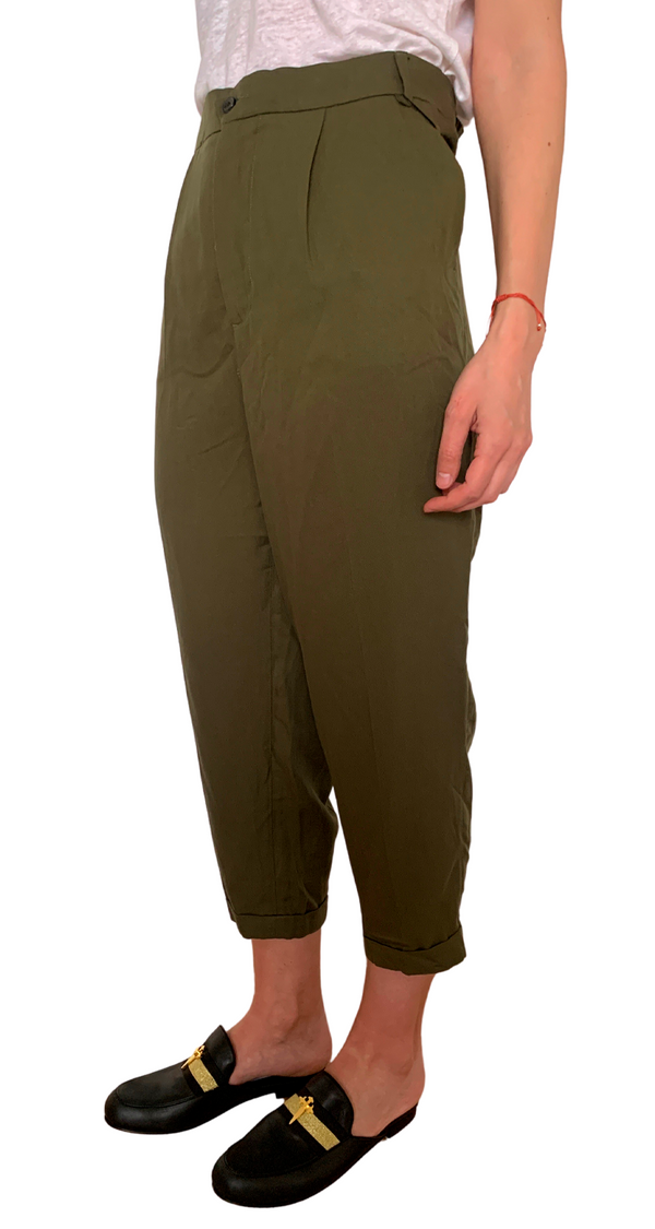 Pantalones Lyocell Verdes