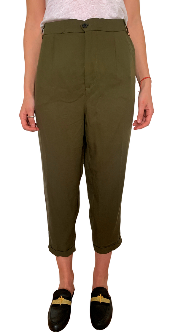 Pantalones Lyocell Verdes