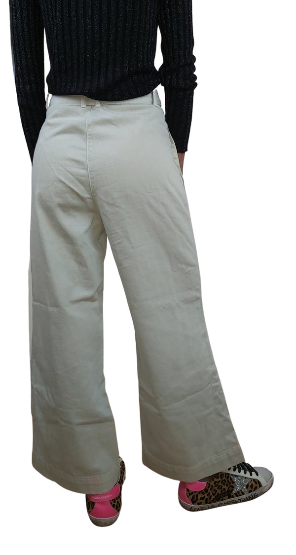 Pantalón Ancho Gris