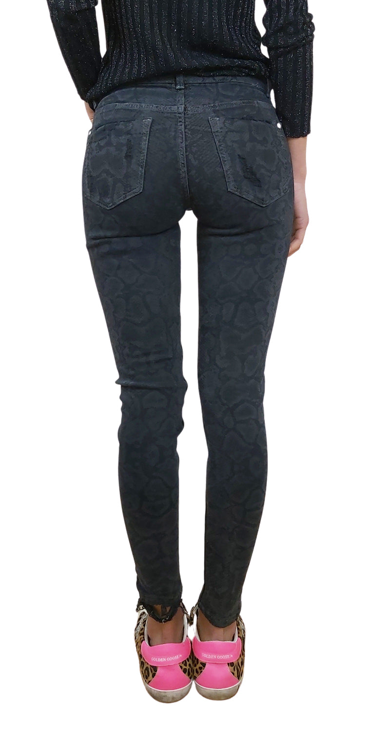 Jeans Reptil Negro