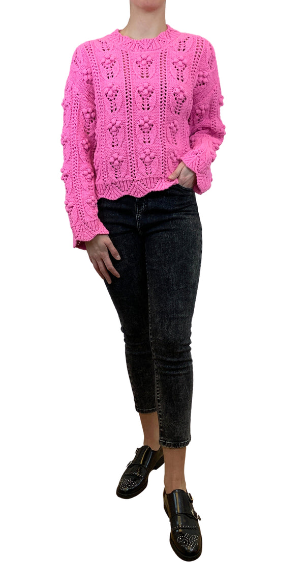 Sweater Punto Rosado