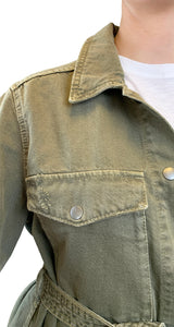 Chaqueta Denim Verde