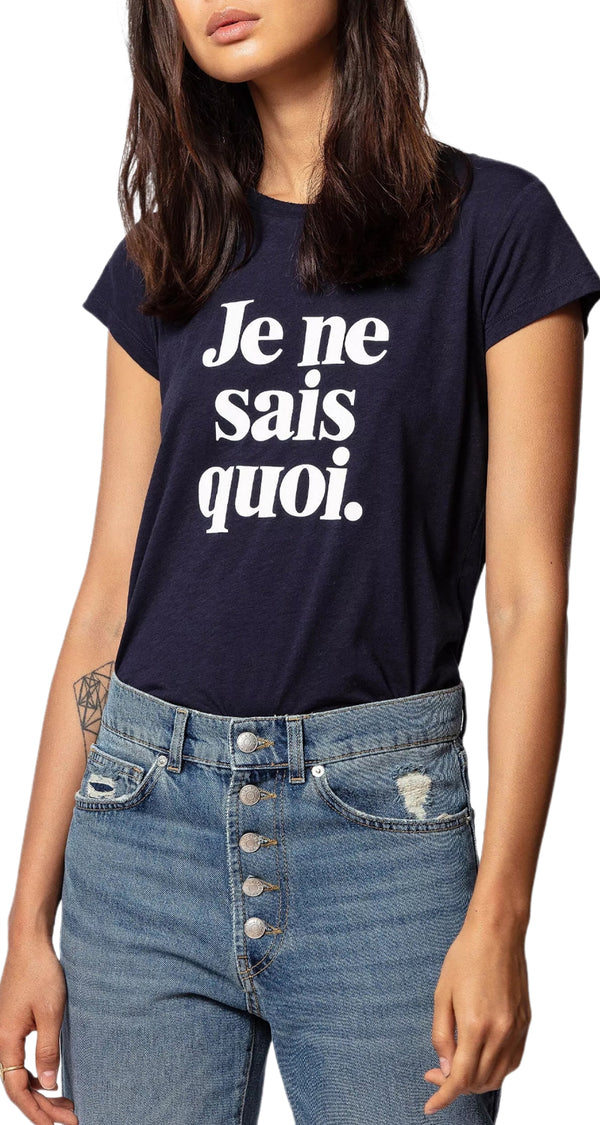 Polera Je Ne Sais Quoi Skinny Navy