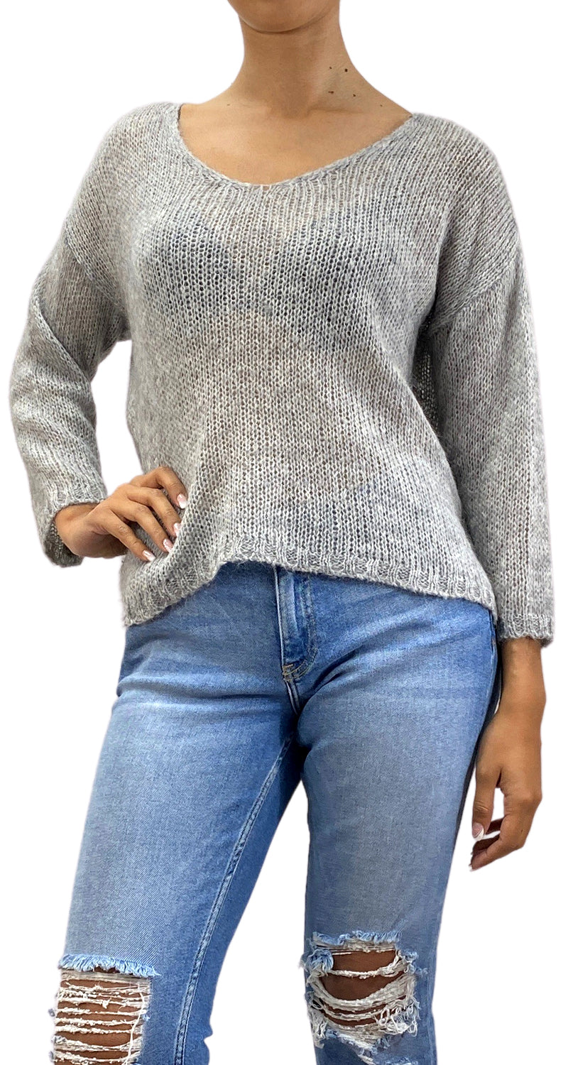 Sweater Gris Cerrado