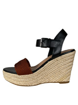 Sandalias Cuero Y Textil