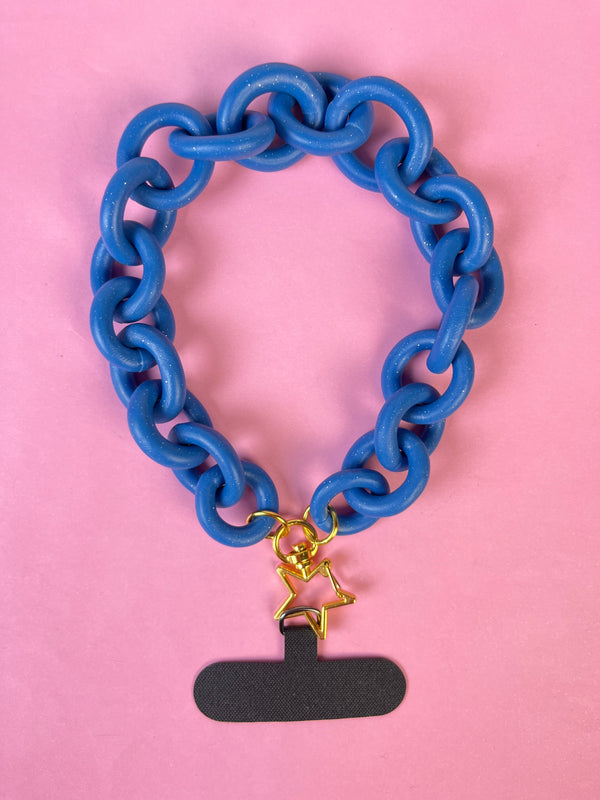 Porta Celular Cadenas Azul